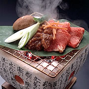 飛騨牛朴葉味噌焼き